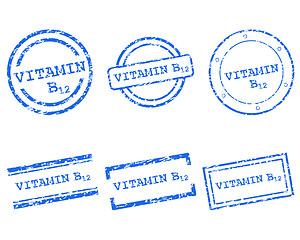 Image showing Vitamin B12 stamps