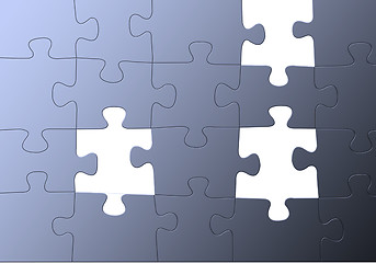 Image showing blue puzzle