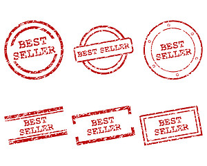 Image showing Best seller stamps