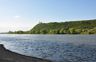 Image showing Danube with Bogenberg, Bavaria