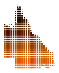 Image showing Map of Queensland