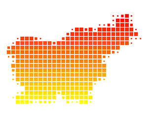 Image showing Map of Slovenia