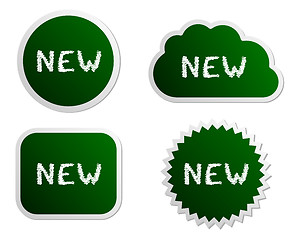 Image showing New buttons