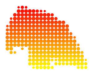 Image showing Map of Fehmarn