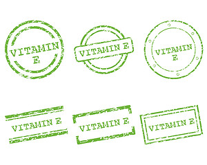 Image showing Vitamin E stamps