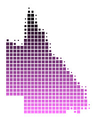 Image showing Map of Queensland