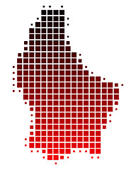 Image showing Map of Luxembourg