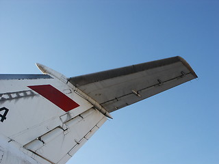 Image showing Tail of the plane