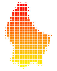 Image showing Map of Luxembourg