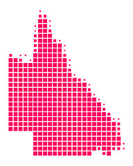 Image showing Map of Queensland