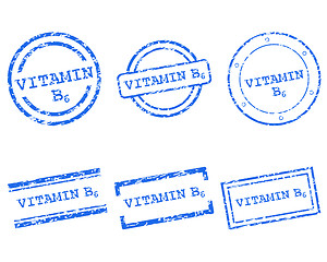 Image showing Vitamin B6 stamps