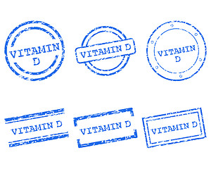 Image showing Vitamin D stamps