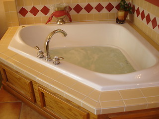 Image showing Romantic Hot Tub