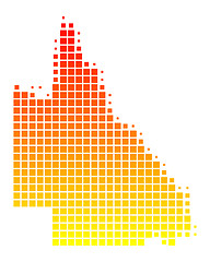 Image showing Map of Queensland