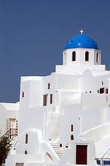Image showing greek island church