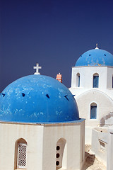 Image showing greek island church