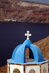 Image showing greek island church