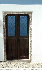 Image showing island greece door