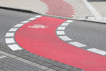 Image showing Bicycle path