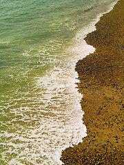 Image showing Waves on Beach