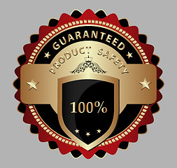 Image showing Safe product guarantee label