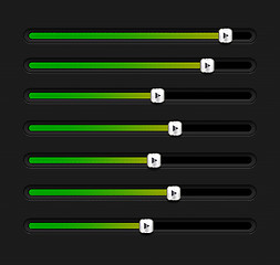 Image showing Web GUI Sliders