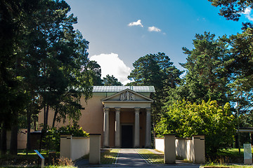 Image showing Forest cemetery