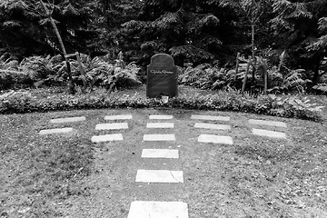 Image showing Forest cemetery