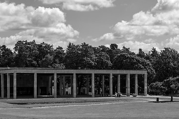 Image showing Forest cemetery