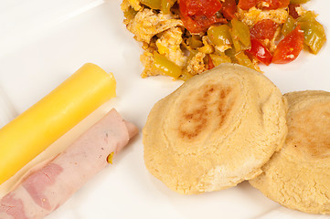 Image showing Arepa meal