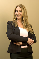 Image showing pretty business woman