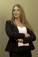 Image showing pretty business woman