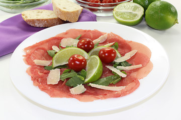 Image showing carpaccio