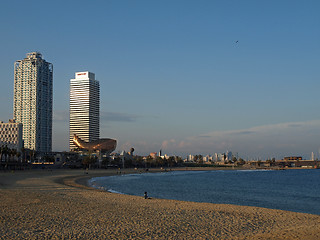 Image showing Barcelona Beach , Spring 2012