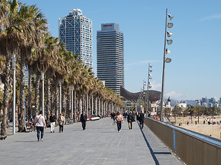 Image showing Barcelona walk, spring 2012