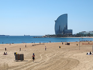 Image showing Barcelona Beach , Spring 2012