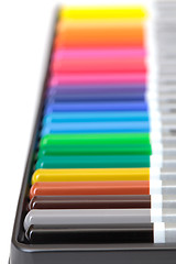 Image showing Multicolored Pencil, Arrangement in Box