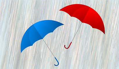 Image showing Umbrellas for two