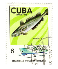 Image showing Old postage stamp from Cuba with Cod 