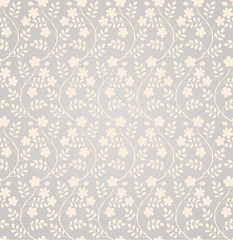 Image showing Elegant seamless floral pattern