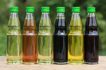 Image showing Different types of cooking oil