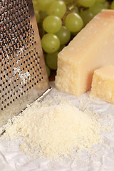 Image showing Grated Parmesan cheese