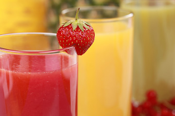 Image showing Fresh juices