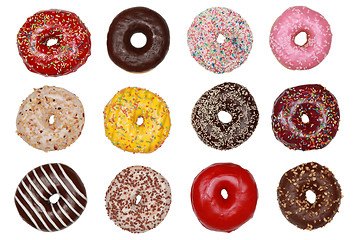 Image showing Assorted Donuts