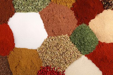 Image showing Spices background