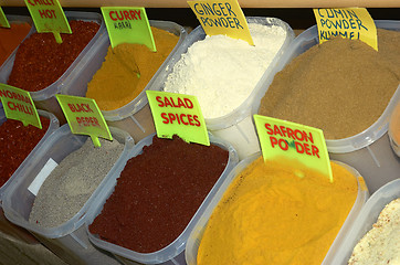Image showing spice shop