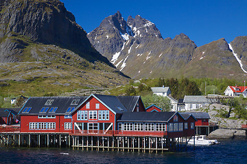Image showing Village on Lofoten