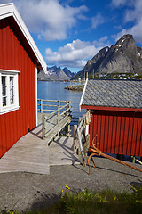 Image showing Fishing huts