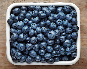 Image showing bowl of blueberries