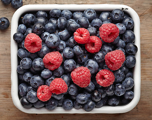 Image showing bowl of berries